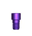 Screw for direct mounting on screw retain