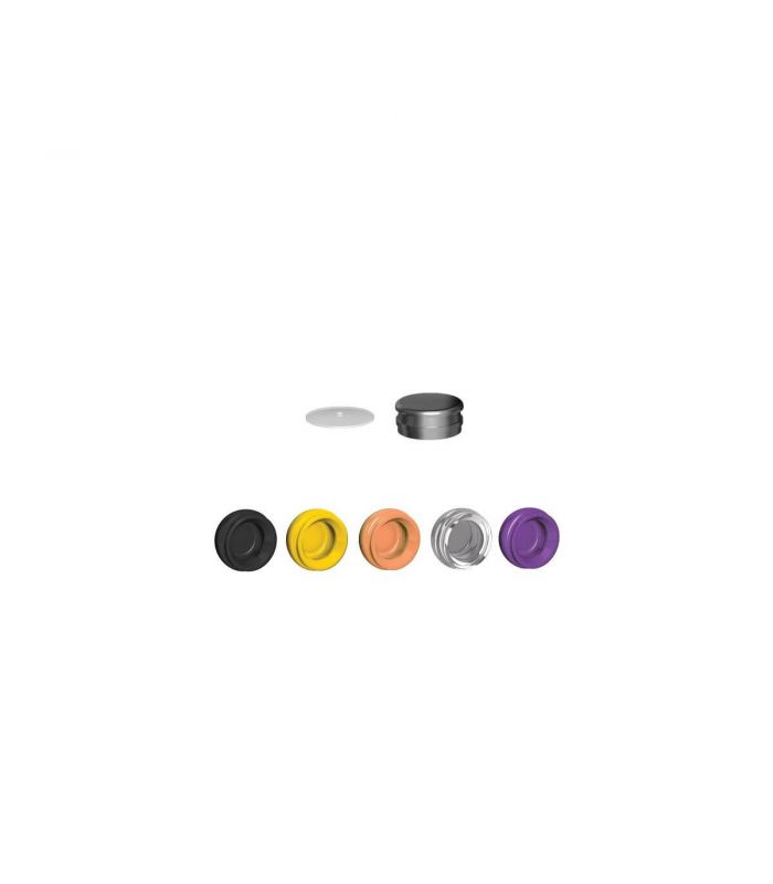 Standard Retention (Clear) - AlphaLoc Male Retentive Cap - 3