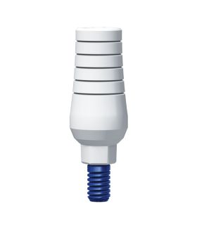 Pilier droit calcinable en plastique anti-rotationnel IH