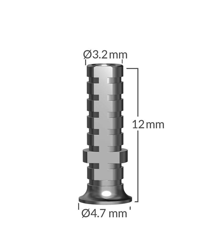 Pilier temporaire pour TCT-N et pilier angulé + vis - 2