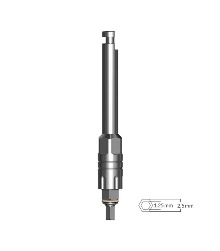Embout hexagonal 2.5+1.25mmd pour moteurs - 1