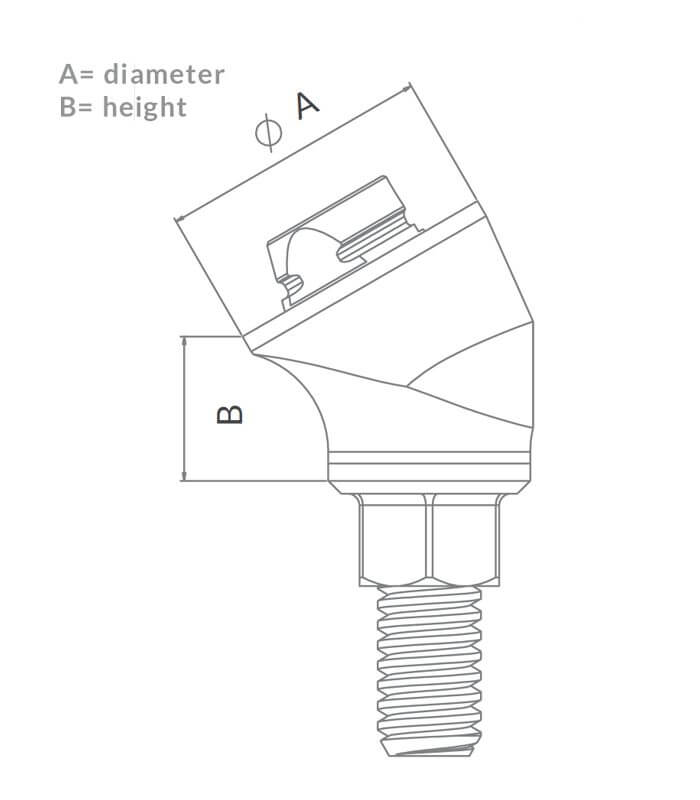 30° Angled Abutments - Multi Unit - IH