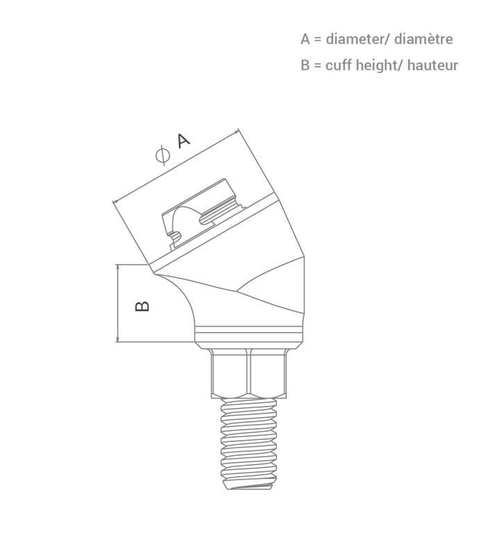 17° Angled Abutments - Multi Unit - CHC