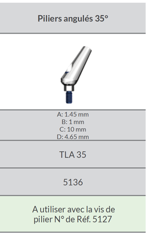 Non Engaging Abutment - Order information